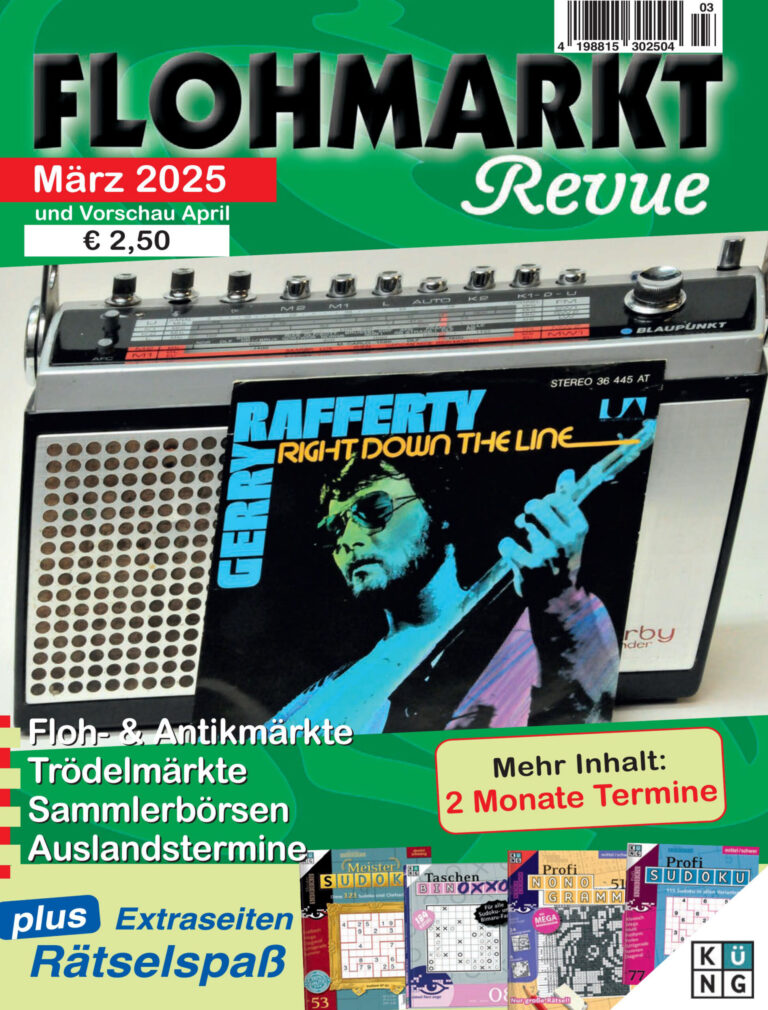 Flohmarkt Revue Nr 03 Marz 2025 GER Flohmarkt Revue Kitap Kapağı