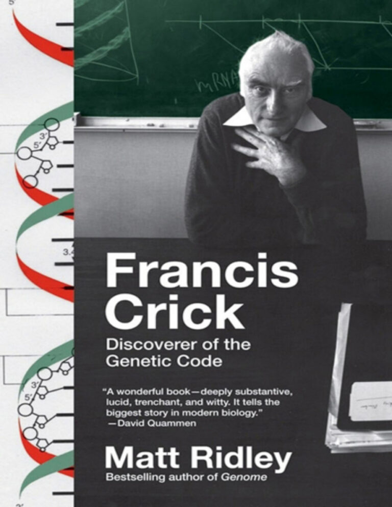Francis Crick Discoverer of the Genetic Code Matt Ridley Kitap Kapağı