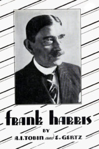 Frank Harris AI Tobin n Elmer Gertz Kitap Kapağı