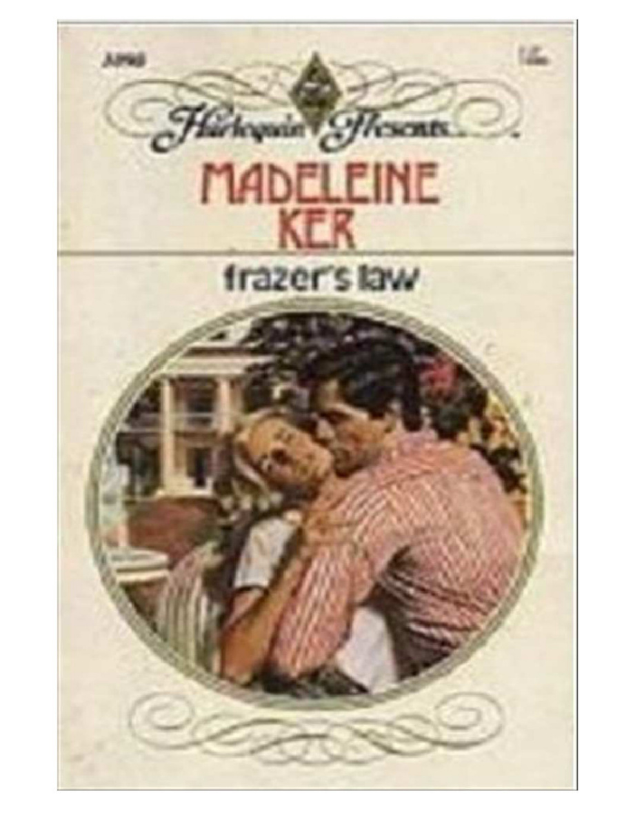 Frazers law Madeleine ker Kitap Kapağı