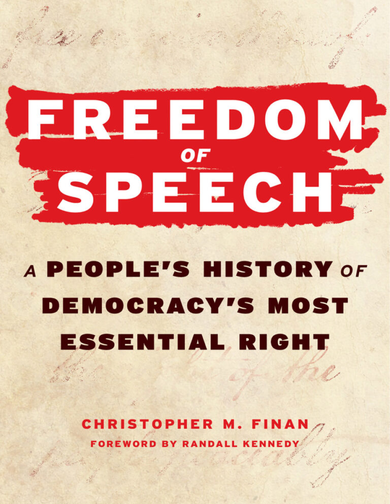 Freedom of Speech Christopher M Finan Kitap Kapağı