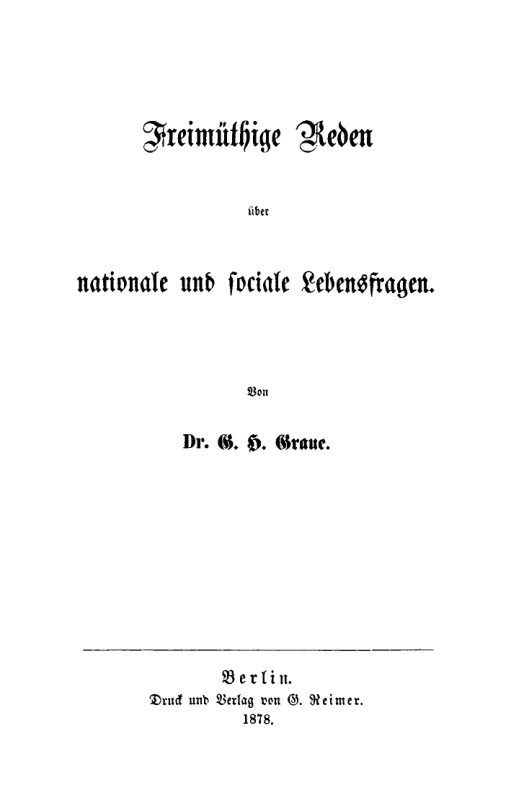 Freimüthige Reden über nationale und sociale Lebensfragen PDF Download