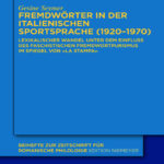 Fremdworter in der italienischen Sportsprache German Edition Gesine Seymer Kitap Kapağı