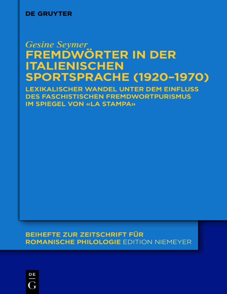 Fremdwörter in der italienischen Sportsprache PDF Download