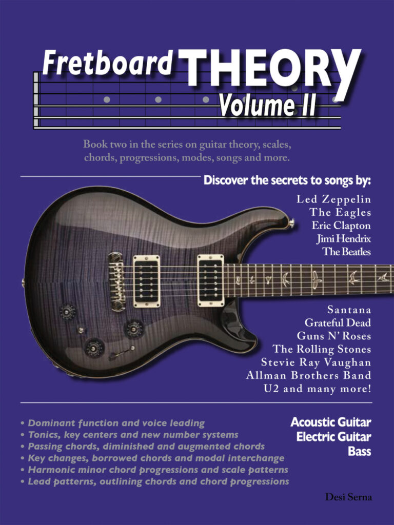 Fretboard Theory Volume Two Desi Serna Kitap Kapağı