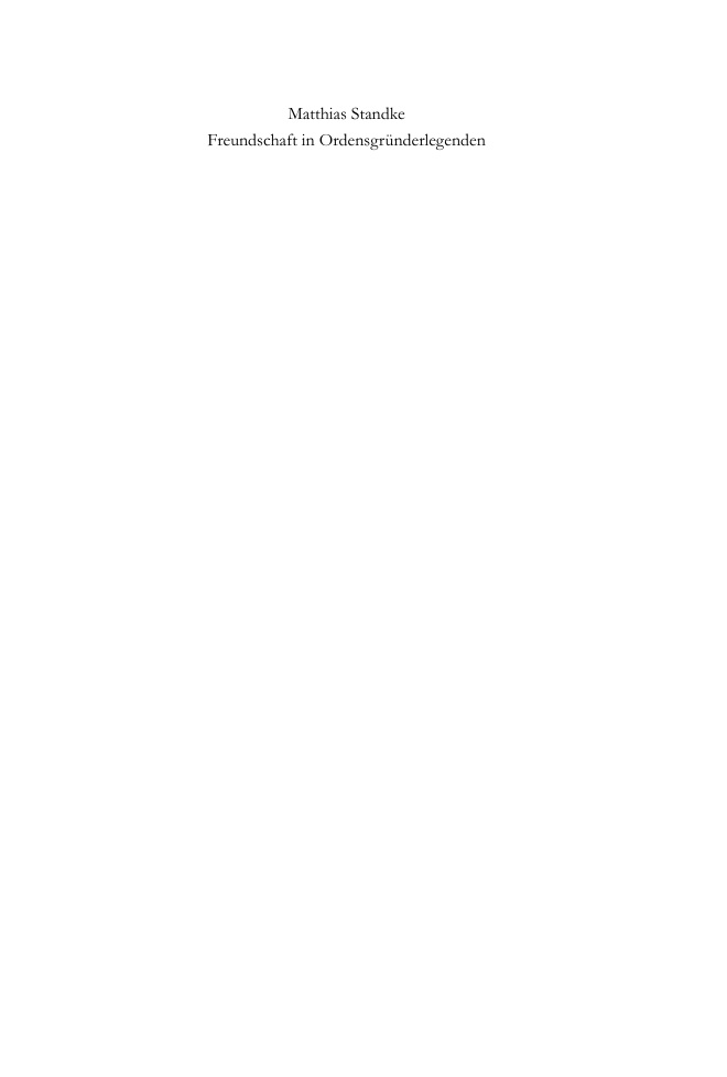 Freundschaft in Ordensgründerlegenden PDF Download