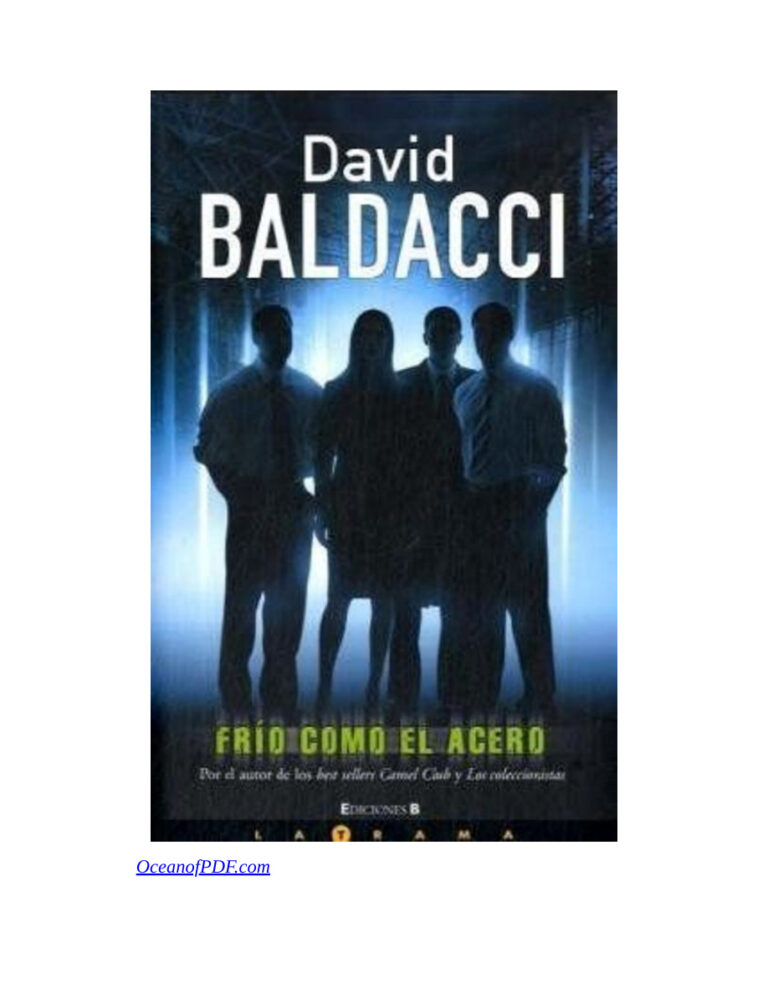 Frio como el acero Baldacci David Kitap Kapağı