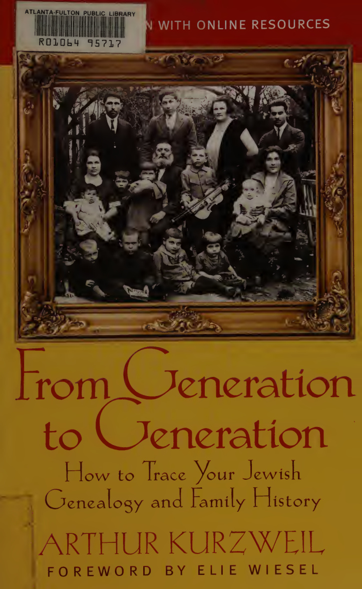 From Generation to Generation Arthur Kurzweil Kitap Kapağı