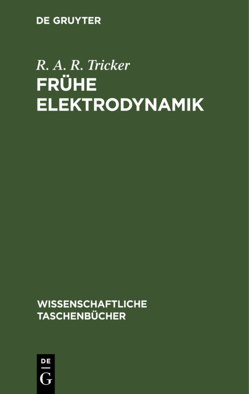 Frühe Elektrodynamik PDF Download