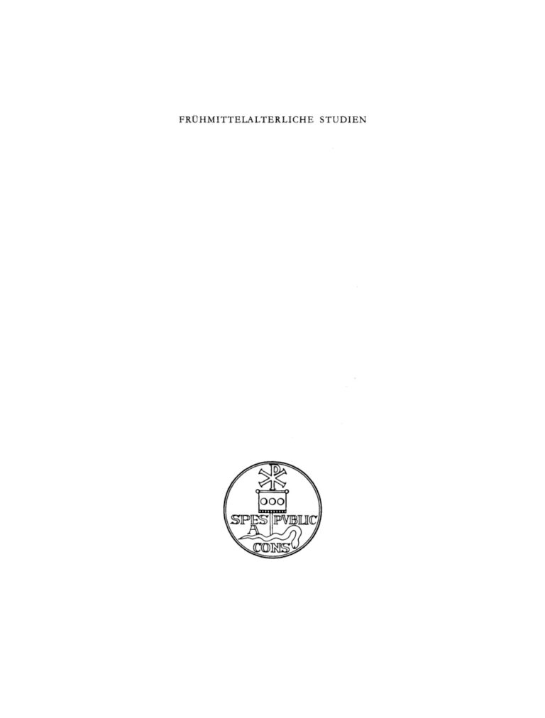 Fruhmittelalterliche Studien Band 21 German Edition Karl Hauck Kitap Kapağı