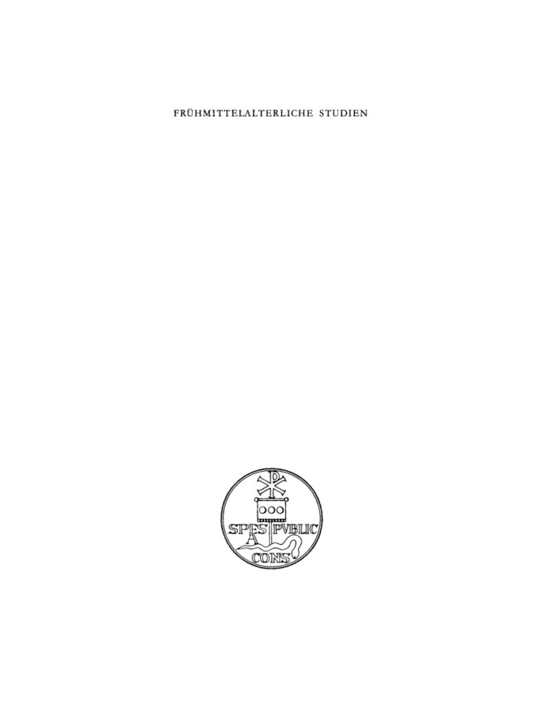 Fruhmittelalterliche Studien Band 22 German Edition Karl Hauck Kitap Kapağı