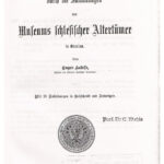 Fuhrer durch die Sammlungen des Museums schlesischer Altertumer in Breslau German Edition Eugen Kaselle Kitap Kapağı