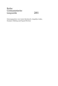 Funktionsverbgefuge empirisch German Edition Alain Kamber Kitap Kapağı