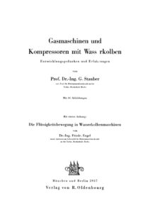 Gasmaschinen und Kompressoren mit Wasserkolben German Edition G Stauber Kitap Kapağı