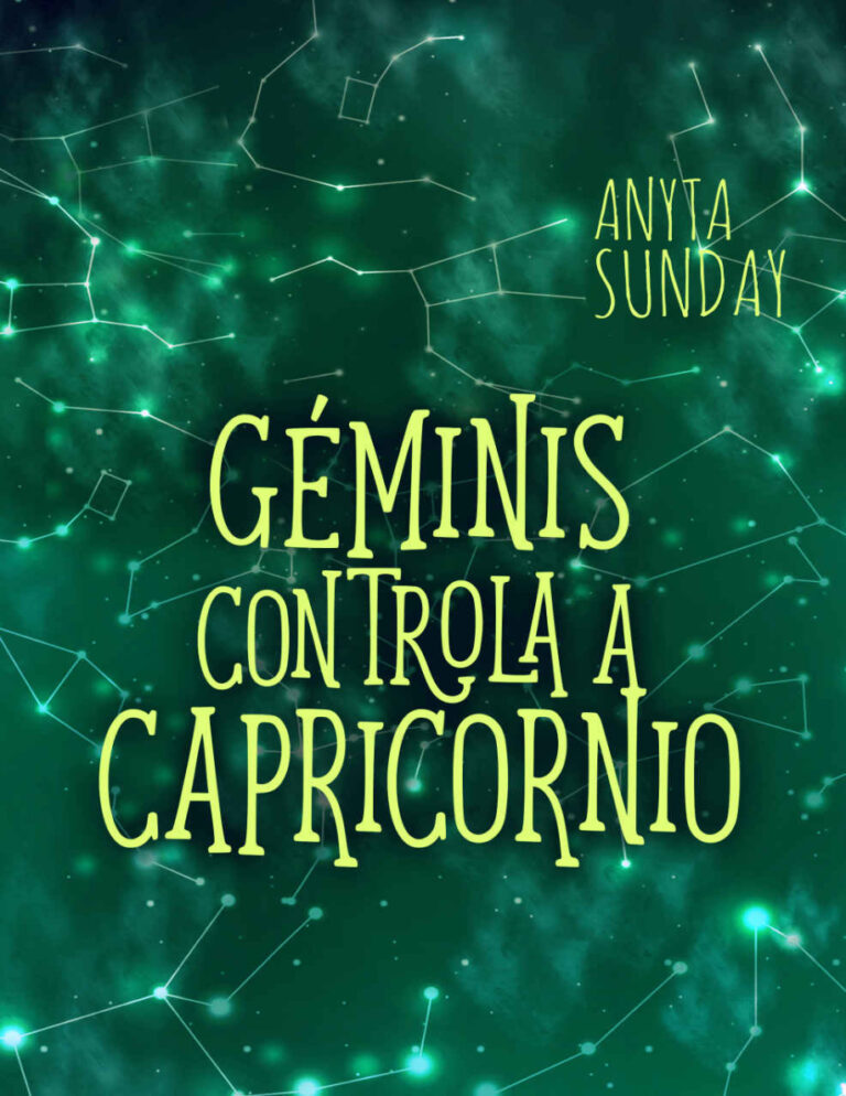 Geminis controla a Capricornio Anyta Sunday Kitap Kapağı