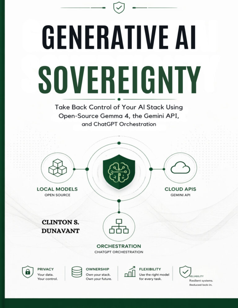 Generative AI Sovereignty Clinton S Dunavant Kitap Kapağı
