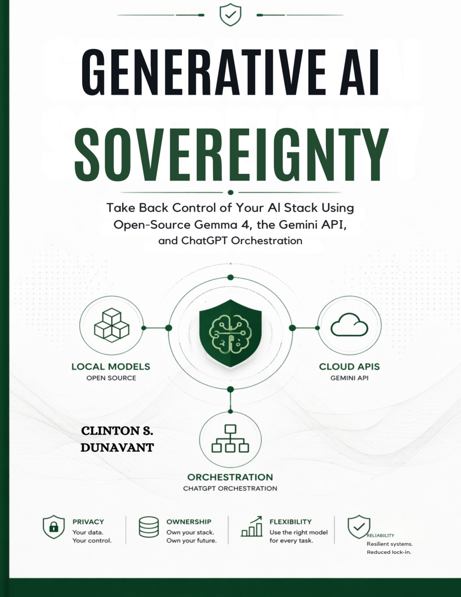 Generative AI Sovereignty Clinton S Dunavant Kitap Kapağı