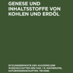 Genese und Inhaltsstoffe von Kohlen und Erdol German Edition Heinrich Scheel Kitap Kapağı