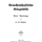 Genossenschaftliche Kriegshilfe German Edition Robert Deumer Kitap Kapağı