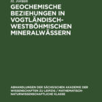 Geochemische Beziehungen in vogtlandisch westbohmischen Mineralwassern German Edition H G Egerter Kitap Kapağı