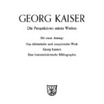 Georg Kaiser German Edition Wolfgang Paulsen Kitap Kapağı