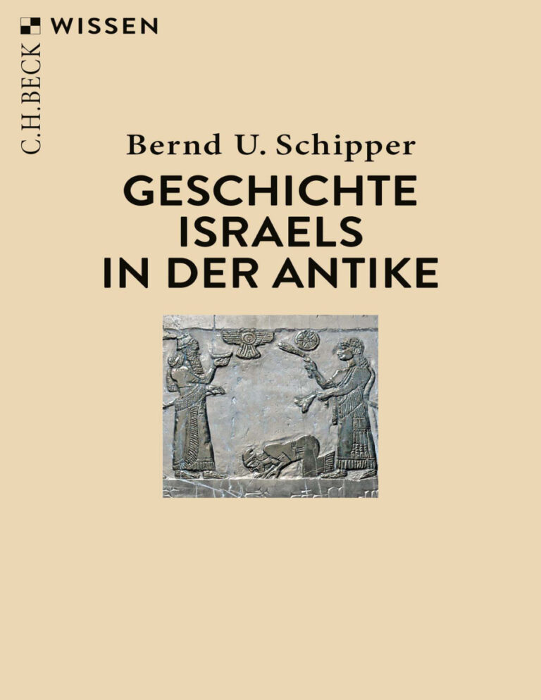 Geschichte Israels in der Antike German Edition Bernd U Schipper Kitap Kapağı