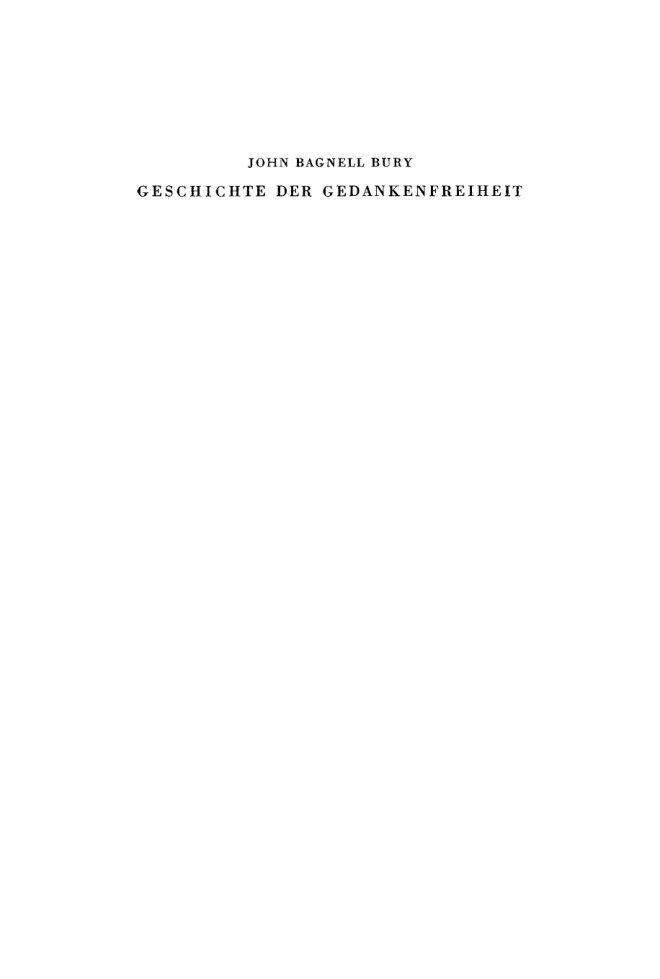 Geschichte der Gedankenwelt German Edition John B Bury Kitap Kapağı