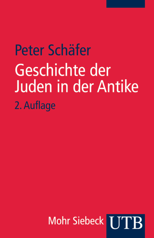 Geschichte der Juden in der Antike German Edition Peter Schafer Kitap Kapağı
