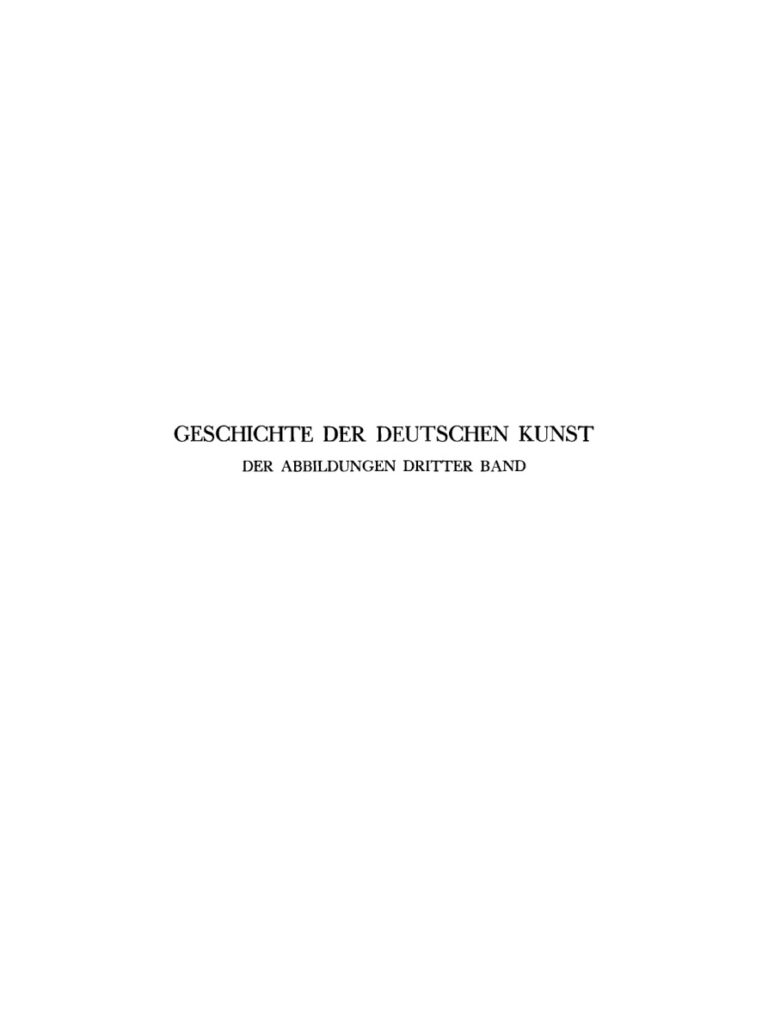 Geschichte der deutschen Kunst Band 3 12 Abbildungen German Edition Georg Dehio Kitap Kapağı