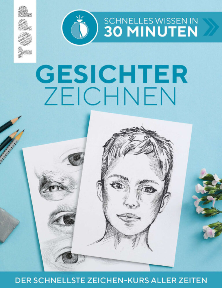 Gesichter Zeichnen German Edition Gecko Keck Kitap Kapağı