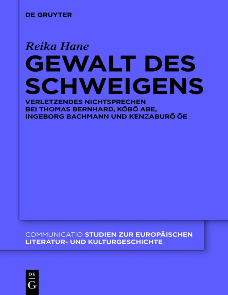 Gewalt des Schweigens German Edition Reika Hane Kitap Kapağı