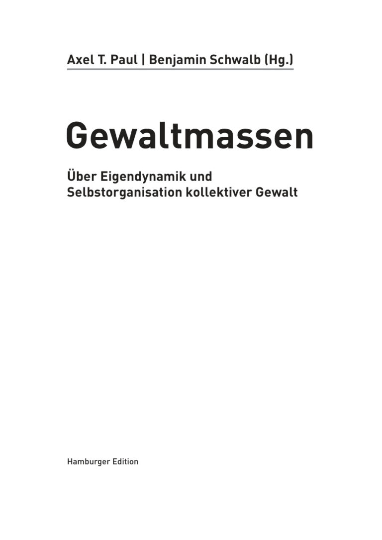Gewaltmassen German Edition Axel T Paul Kitap Kapağı