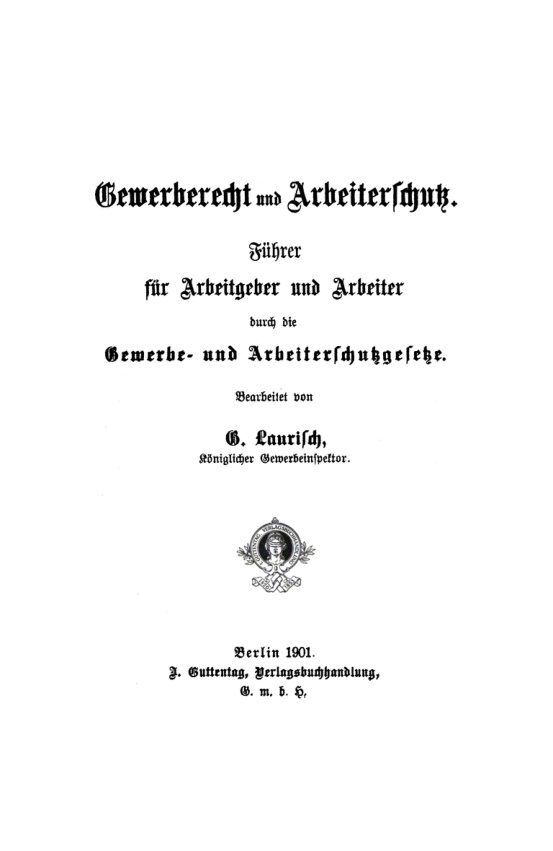 Gewerberecht und Arbeiterschutz German Edition G Laurisch Kitap Kapağı