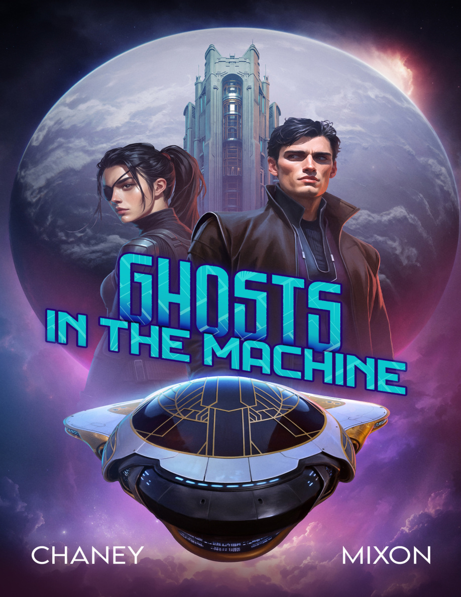 Ghosts in the Machine JN Chaney Kitap Kapağı