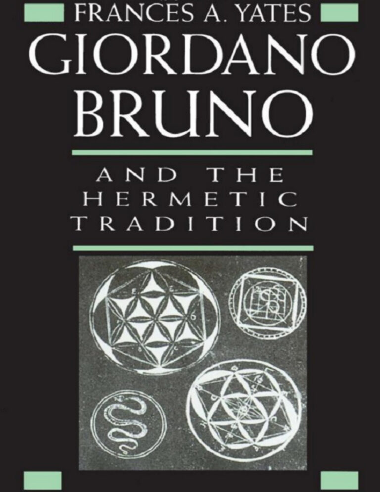 Giordano Bruno and the Hermetic Tradition Frances Yates Kitap Kapağı