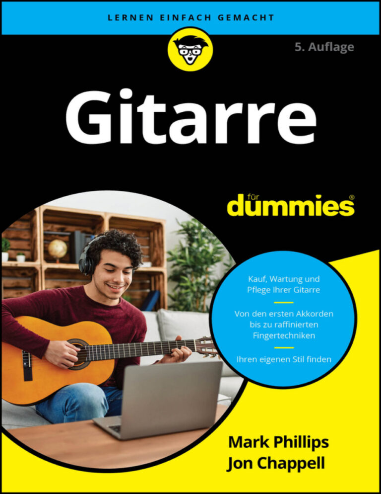 Gitarre fur Dummies 5 Aufl Mark Phillips GER Kitap Kapağı