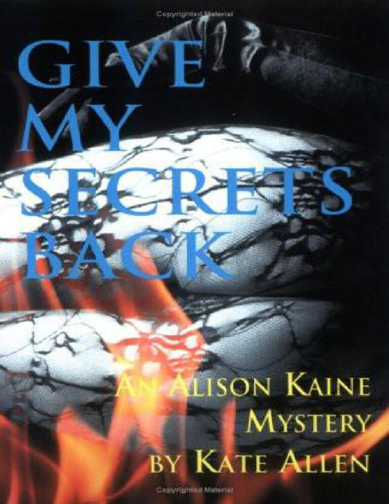 Give My Secrets Back Allen Kate Kitap Kapağı