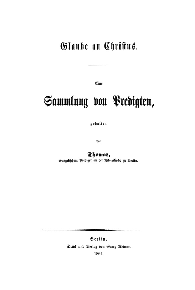 Glaube an Christus German Edition A J B Thomas Kitap Kapağı