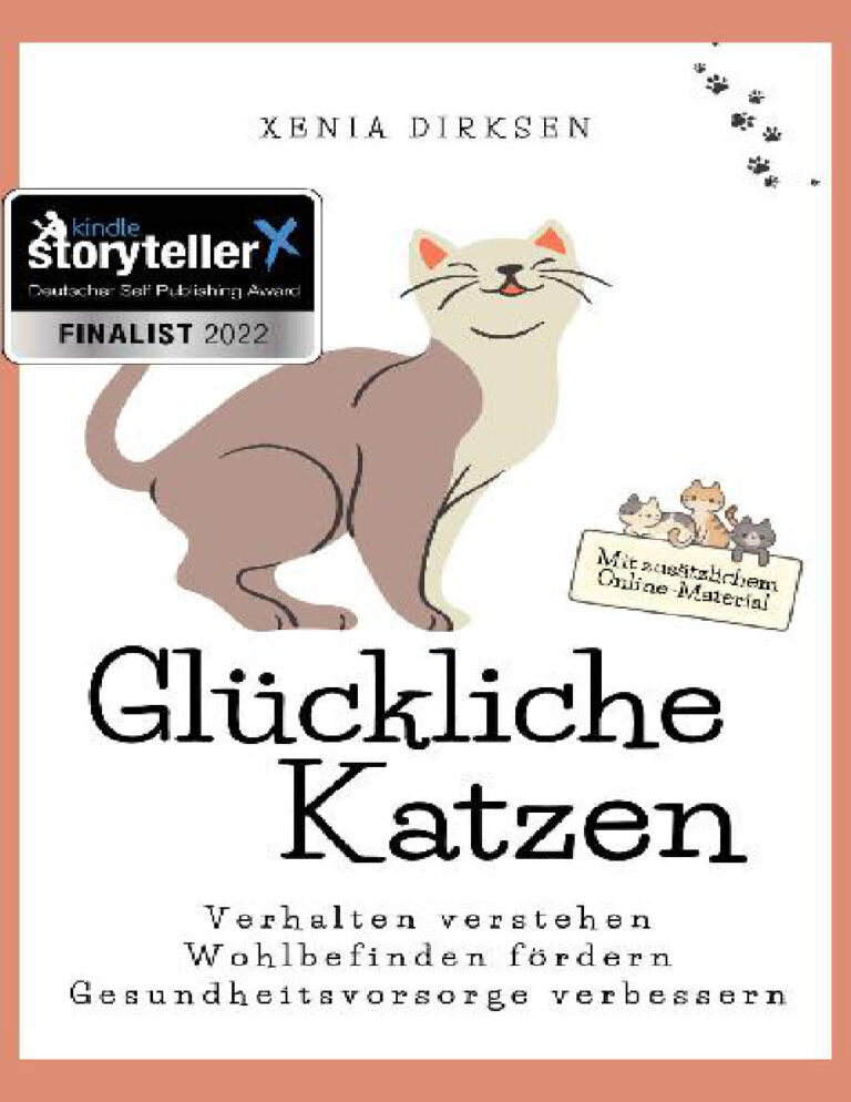 Gluckliche Katzen German Edition Xenia Dirksen Kitap Kapağı
