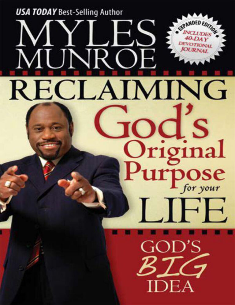 Gods big idea Myles Munroe Kitap Kapağı
