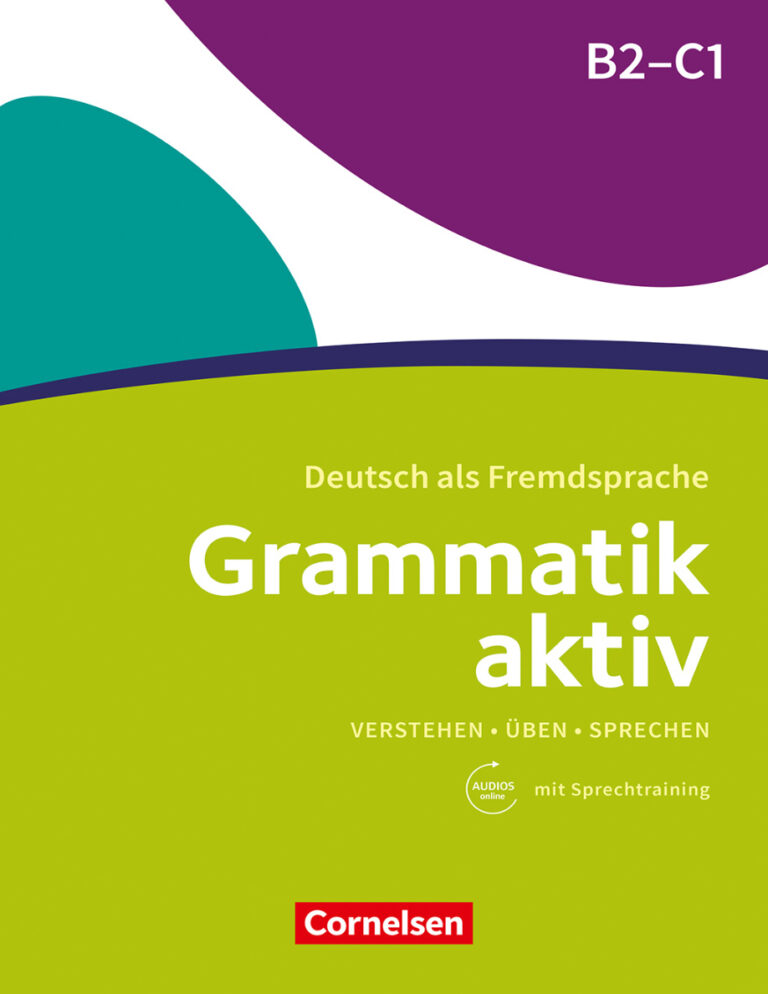 Grammatik aktiv B2 C1 Uben Horen Sprechen German Edition Friederike Jin Kitap Kapağı