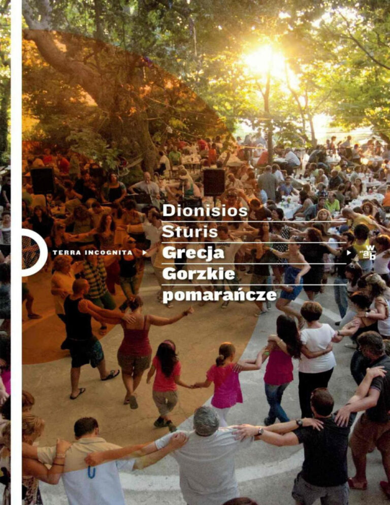 Grecja Gorzkie pomarancze Dionisios Sturis Kitap Kapağı