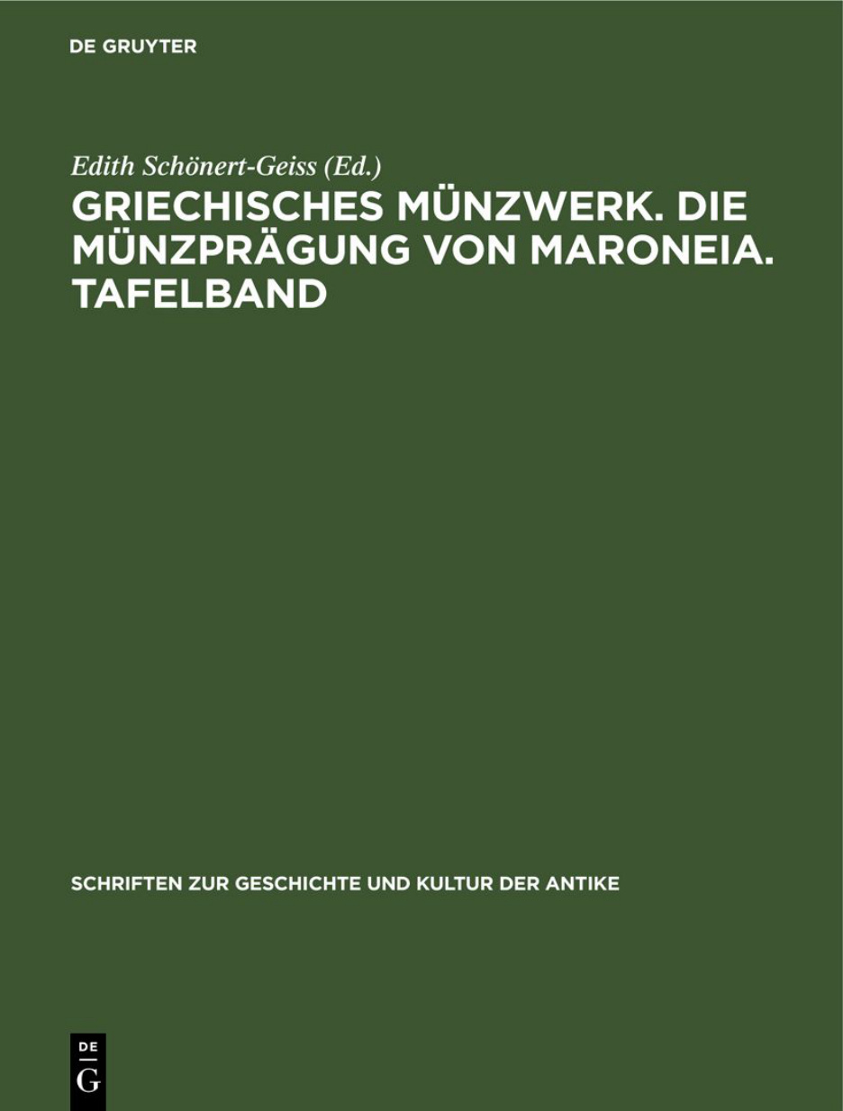Griechisches Münzwerk PDF Download