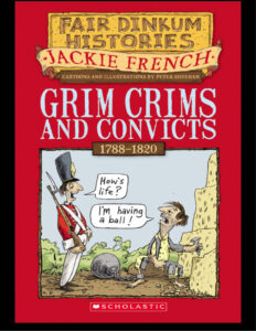 Grim Crims and Convicts Jackie French Kitap Kapağı