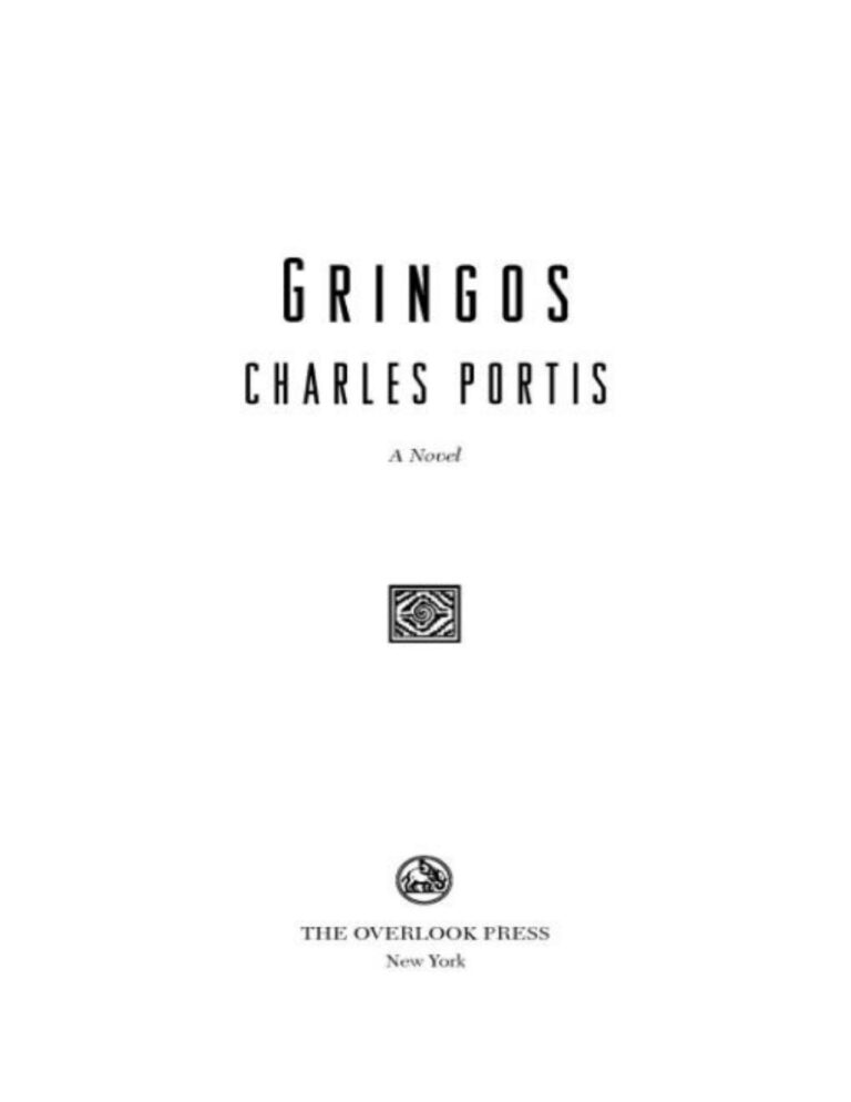 Gringos Charles Portis Kitap Kapağı