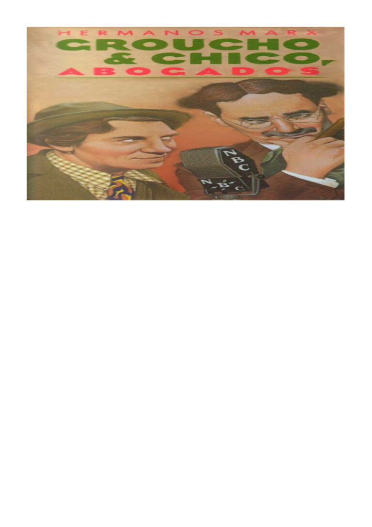 Groucho y Chico abogados Spanish Edition Groucho Marx Kitap Kapağı