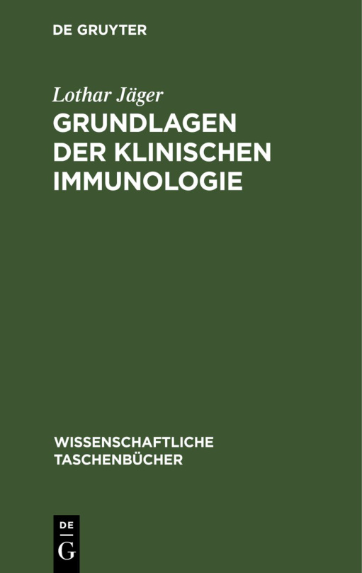 Grundlagen der Klinischen Immunologie PDF Download