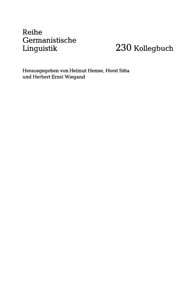 Grundlagen der Textlinguistik: Interaktion - Text - Diskurs PDF Download