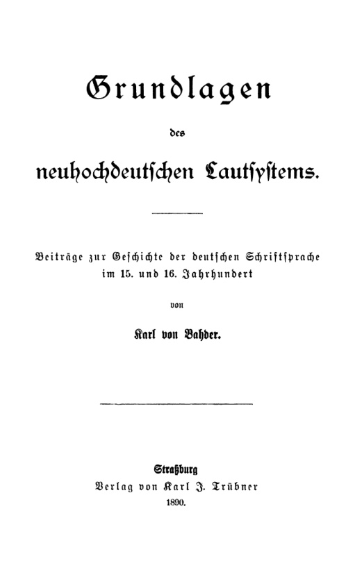 Grundlagen des neuhochdeutschen Lautsystems PDF Download