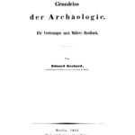 Grundriss der Archaeologie German Edition Eduard Gerhard Kitap Kapağı